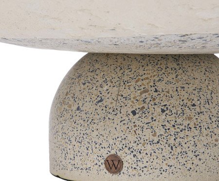 Mesa de Centro Média Brut em Granilite -  Branco | Westwing