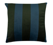 Almofada em Veludo Velvet Patchwork Listras Azul | WestwingNow