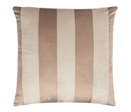 Almofada em Veludo Velvet Patchwork Listras Creme | WestwingNow