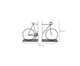 Jogo de Aparadores para Livro em Ferro Bicicleta - Preto, Preto | WestwingNow