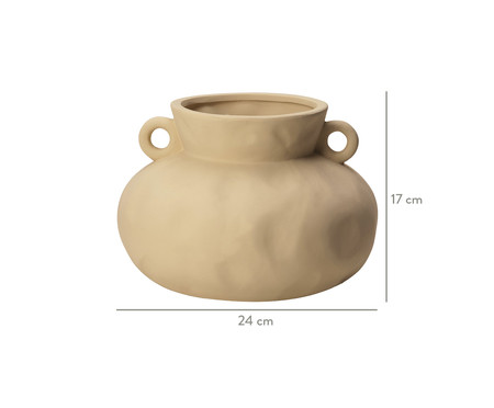 Vaso em Cerâmica Liccinati - Bege | WestwingNow