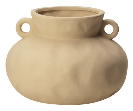 Vaso em Cerâmica Liccinati - Bege, Bege | WestwingNow