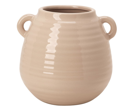 Vaso em Cerâmica Blota - Bege, Nude | WestwingNow