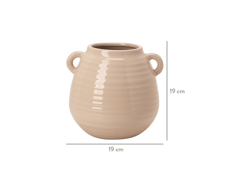Vaso em Cerâmica Blota - Bege | WestwingNow