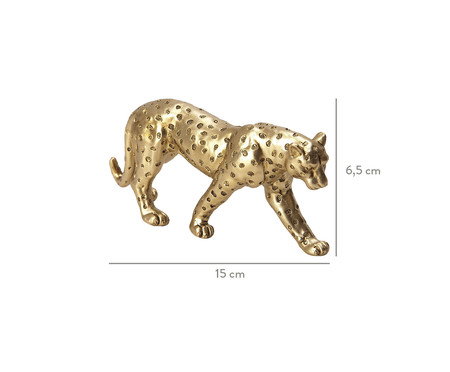 Adorno Leopardo - Dourado | WestwingNow