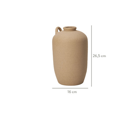 Vaso em Cerâmica Shippi - Bege | WestwingNow