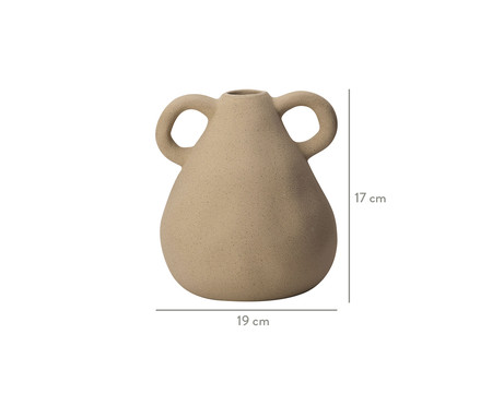 Vaso em Cerâmica Mony - Bege | WestwingNow