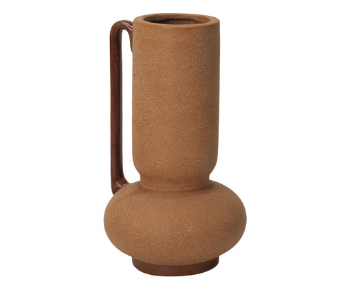Vaso em Cerâmica Sophie - Marrom, Marrom | WestwingNow