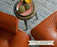 Poltrona e Pufe em Couro Ecológico Charles Eames - Preto, Preto, Colorido | WestwingNow