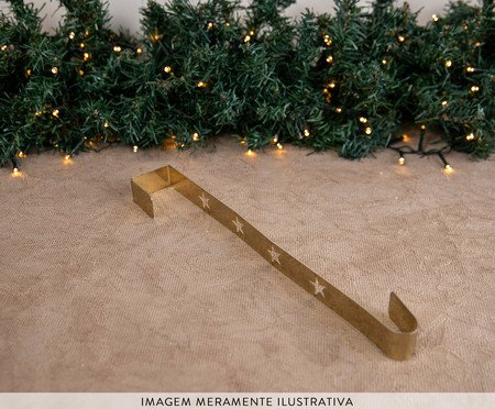 Suporte para Guirlanda Barreto Dourado | Westwing