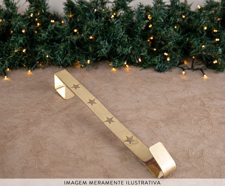 Suporte para Guirlanda Barreto Dourado | Westwing