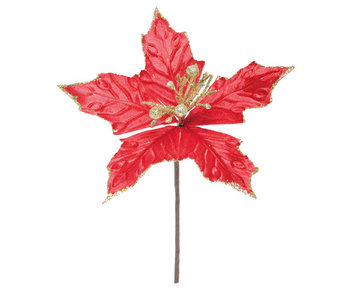 Flor Poinsettia Shelia Vermelho, Vermelho | WestwingNow