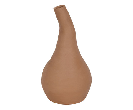 Vaso em Cerâmica Minin - Terracota