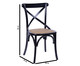 Cadeira de Madeira Wood Cross - Preto, Preto, Colorido | WestwingNow