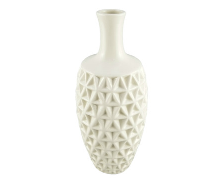 Vaso em Cerâmica Ibarama - Branco
