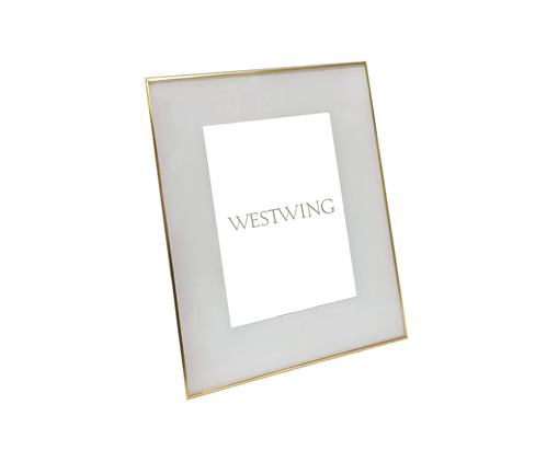 Porta-Retrato Annie - Dourado, Prata / Metálico | WestwingNow