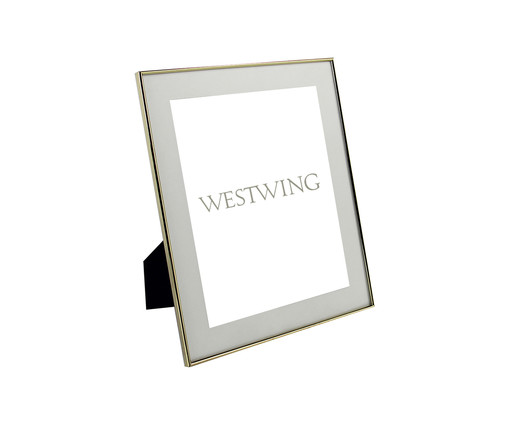 Porta-Retrato Annie - Dourado, Prata / Metálico | WestwingNow
