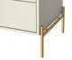 Cômoda Jasper - Off-White Fosco e Dourado, Off White | WestwingNow