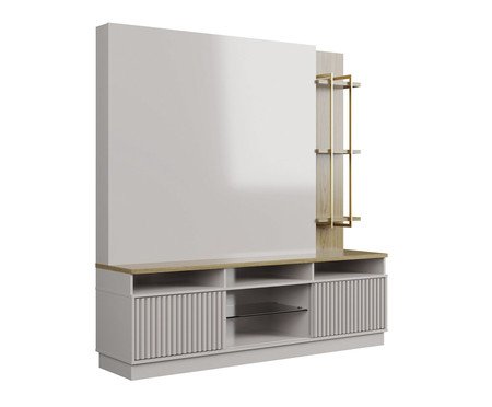 Home Varese - Off-White Gloss e Freijó | WestwingNow