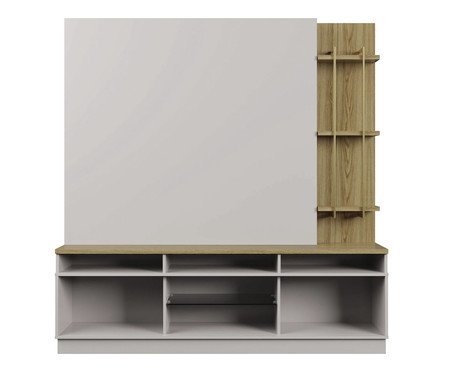 Home Varese - Off-White Gloss e Freijó | WestwingNow