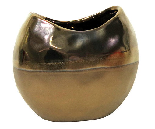Vaso em Cerâmica Cambuci - Dourado, Dourado | WestwingNow