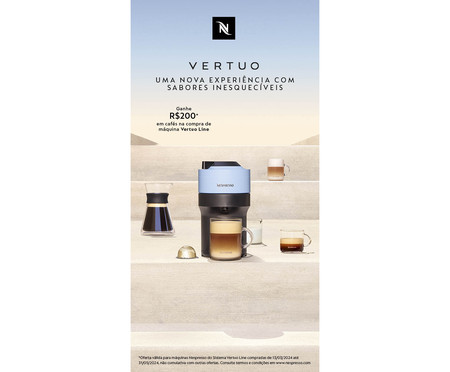 Jogo de Cafeteira e Aeroccino Nespresso Vertuo Next - Preto Fosco | WestwingNow