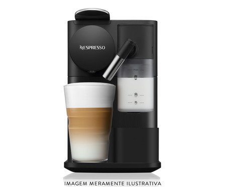 Cafeteira Nespresso Lattissima One Preta - 110V | Westwing