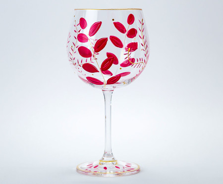 Taça para Gin em Cristal Pink Blossom | WestwingNow