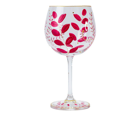 Taça para Gin em Cristal Pink Blossom | WestwingNow