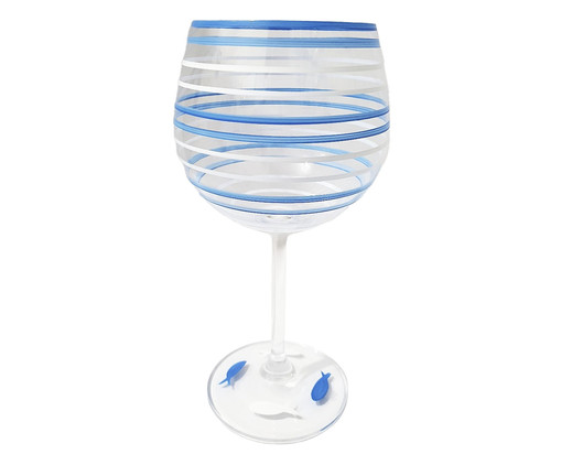 Taça para Gin em Cristal Navy, Transparente | WestwingNow