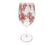 Taça para Vinho Tinto em Cristal para Vinho Tinto - Coral e Vermelho | WestwingNow