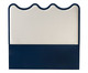 Cabeceira em Veludo Maggiore - Azul e Bege, Azul e Bege | WestwingNow