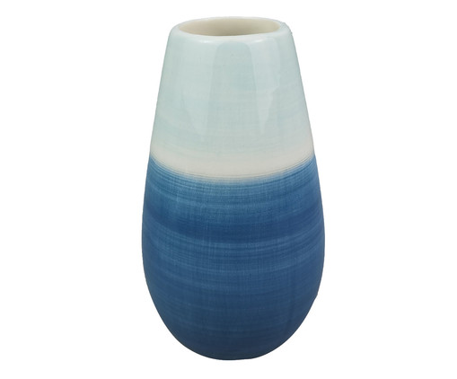 Vaso Belly Azul e Branco, Azul | WestwingNow