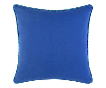 Capa para Almofada Madras - Azul