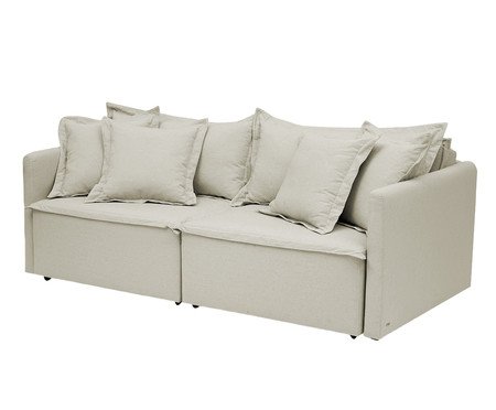 Sofá Retrátil Clio Fendi Bege | Westwing