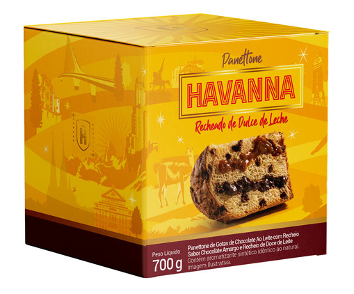 Panettone Chocolate com Doce de Leite 700G, multicolor | WestwingNow