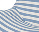 Poltrona com Pufe Femminile - Listrada Azul, Azul | WestwingNow