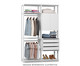 Guarda-Roupa Closet Clothes Lina - Branco, Branco | WestwingNow
