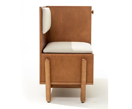 Sapateira Liza Chocolate e Off-White | Westwing