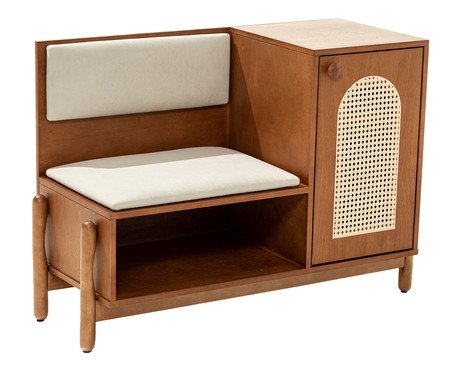 Sapateira Liza Chocolate e Off-White | Westwing