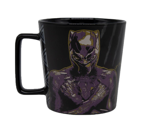 Caneca Marvel Pantera Negra - 400ml, PRETO | WestwingNow