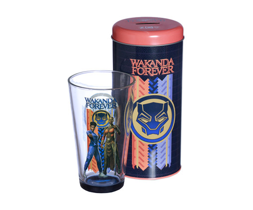 Copo Marvel Wakanda Forever - 500ml, PRETO | WestwingNow