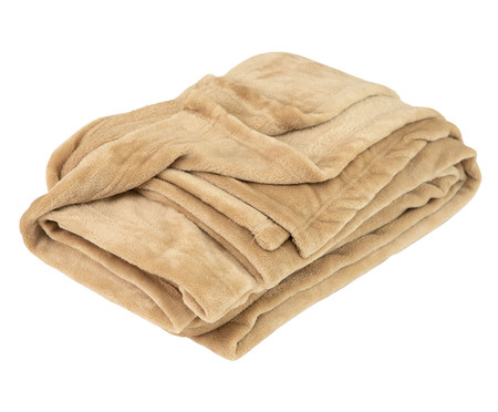 Manta Cobertor Soft Toque de Seda - Kaki | WestwingNow