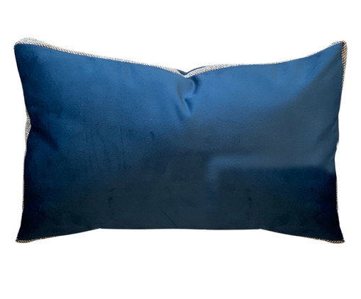 Almofada em Veludo Italian Design - Azul Marinho, Azul Marinho | WestwingNow