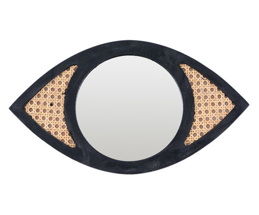 Espelho Olho - Natural e Preto, Colorido | WestwingNow