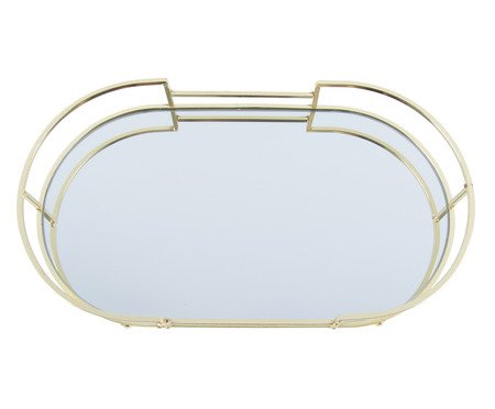 Bandeja Decorativa Karacabey Dourada | Westwing