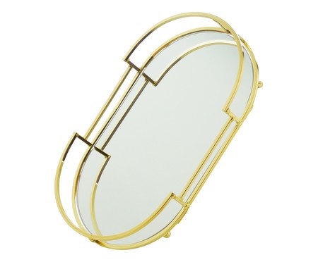 Bandeja Decorativa Karacabey Dourada | Westwing