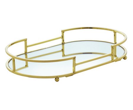 Bandeja Decorativa Karacabey Dourada | Westwing