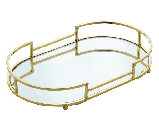 Bandeja Decorativa Karacabey Dourada, Dourado | WestwingNow