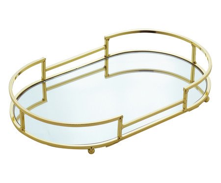 Bandeja Decorativa Karacabey Dourada | Westwing